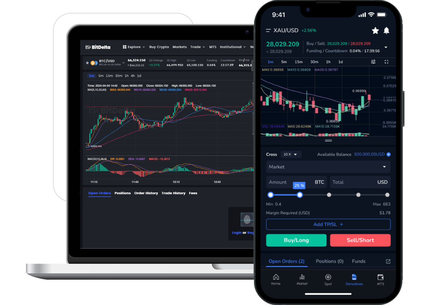 BITDELTA Pro Terminal Mockup